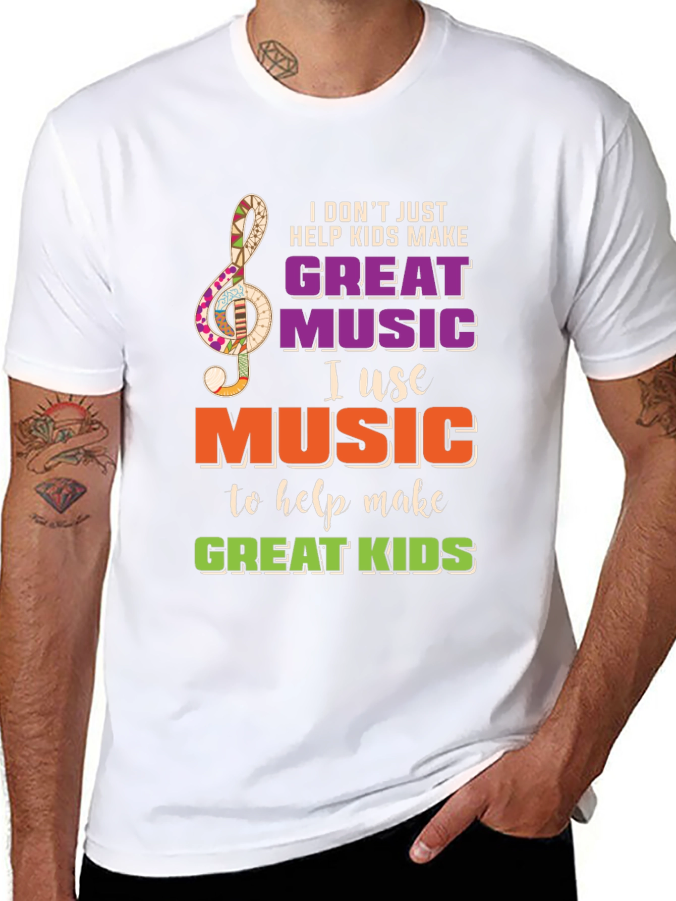 Music Teacher Graphic T-Shirt