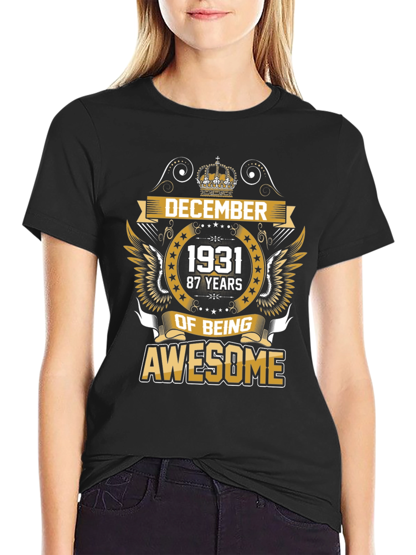 December 1931 87 Years of Being Awesome T-Shirt