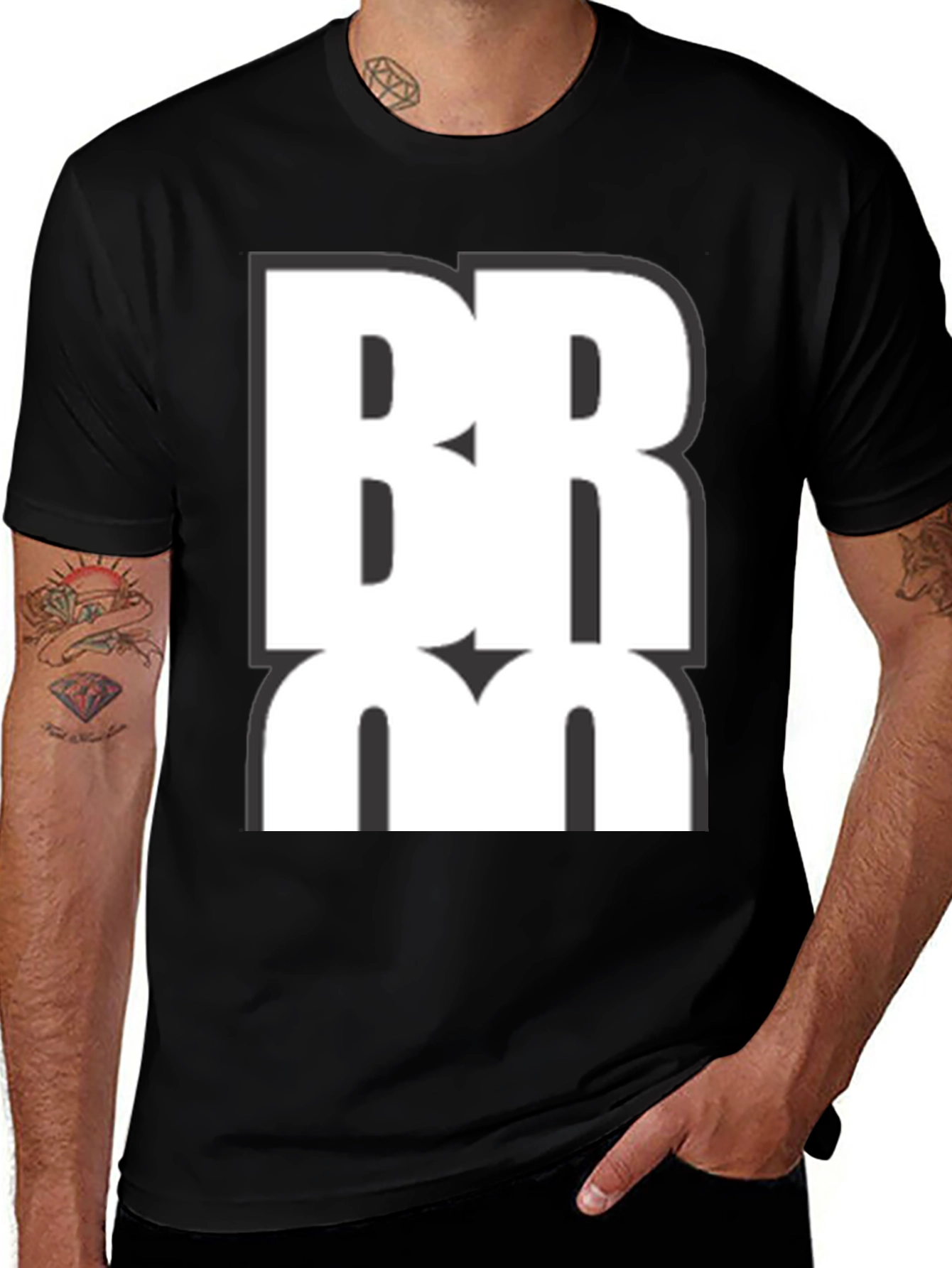 Bold BMRM Graphic Tee - Modern Style