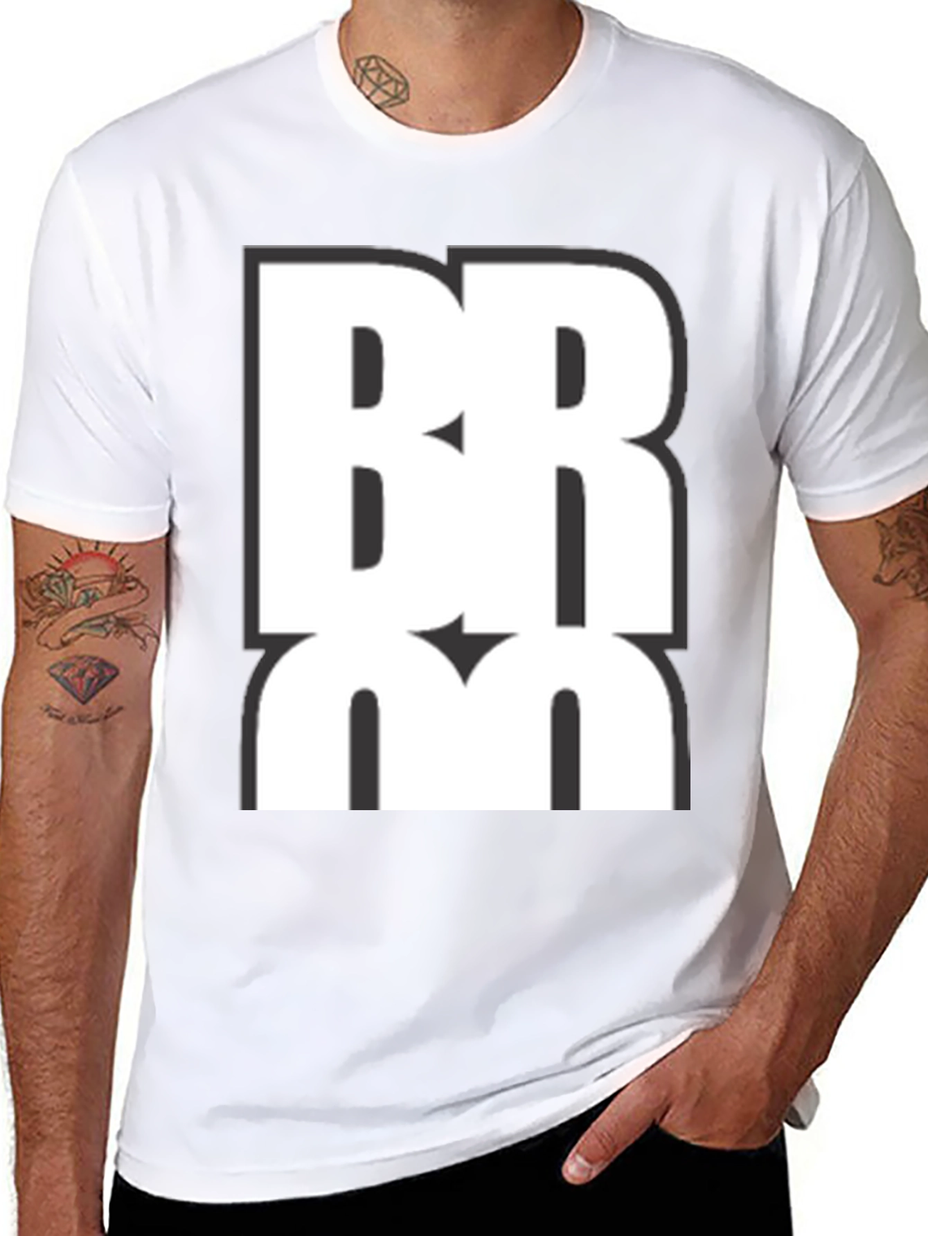 Bold BMRM Graphic Tee - Modern Style