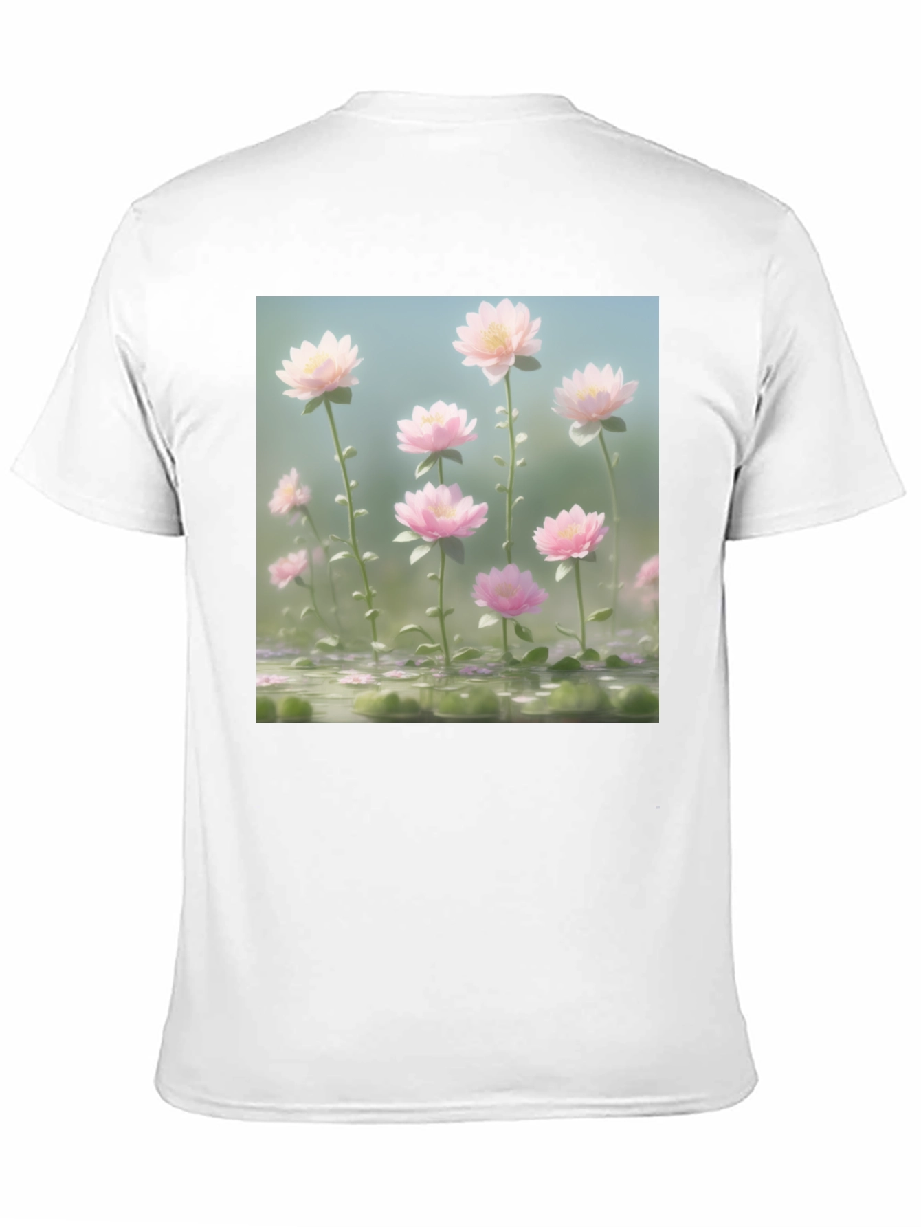 Lotus Garden Graphic Tee - Soft Cotton Blend