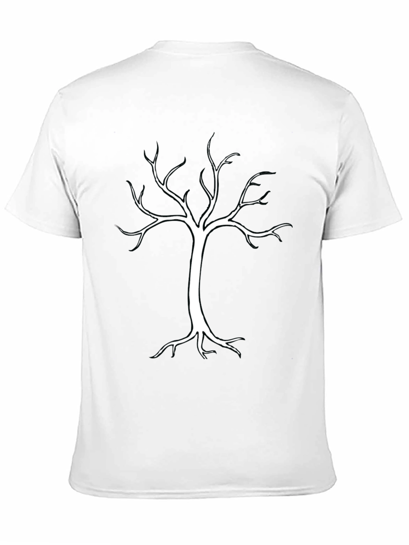 Black Tree Graphic Tee - Mens Casual Shirt