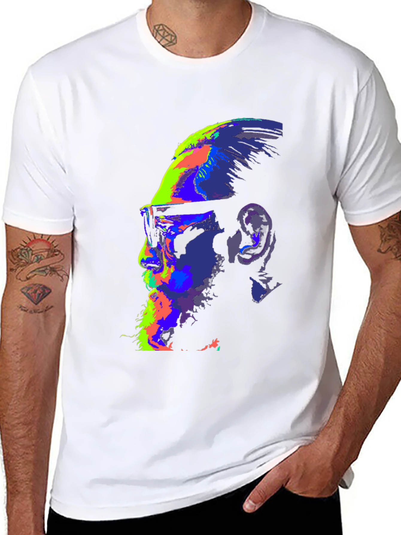 Vibrant McGregor Graphic Print Black T-Shirt