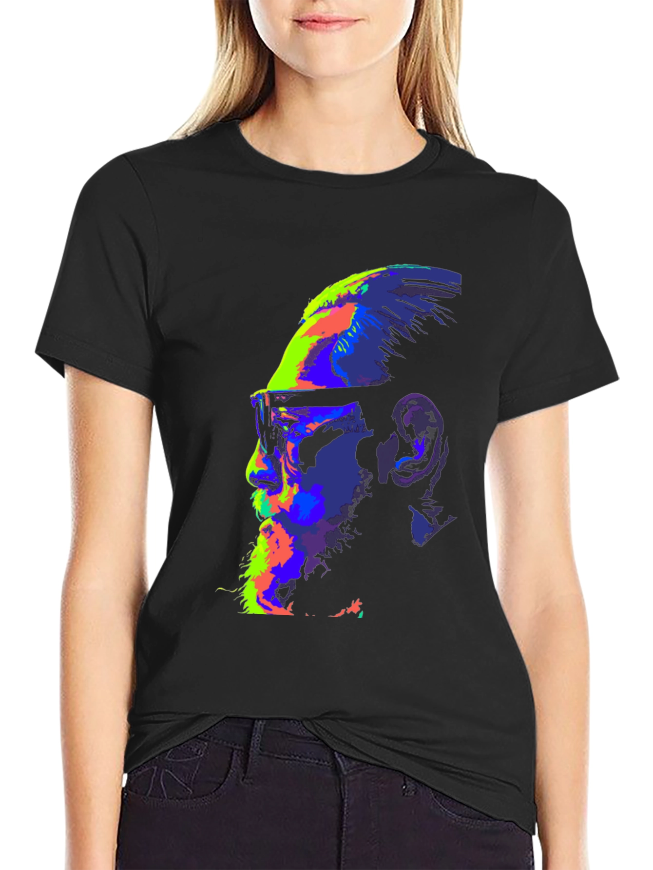 Vibrant McGregor Graphic Print Black T-Shirt