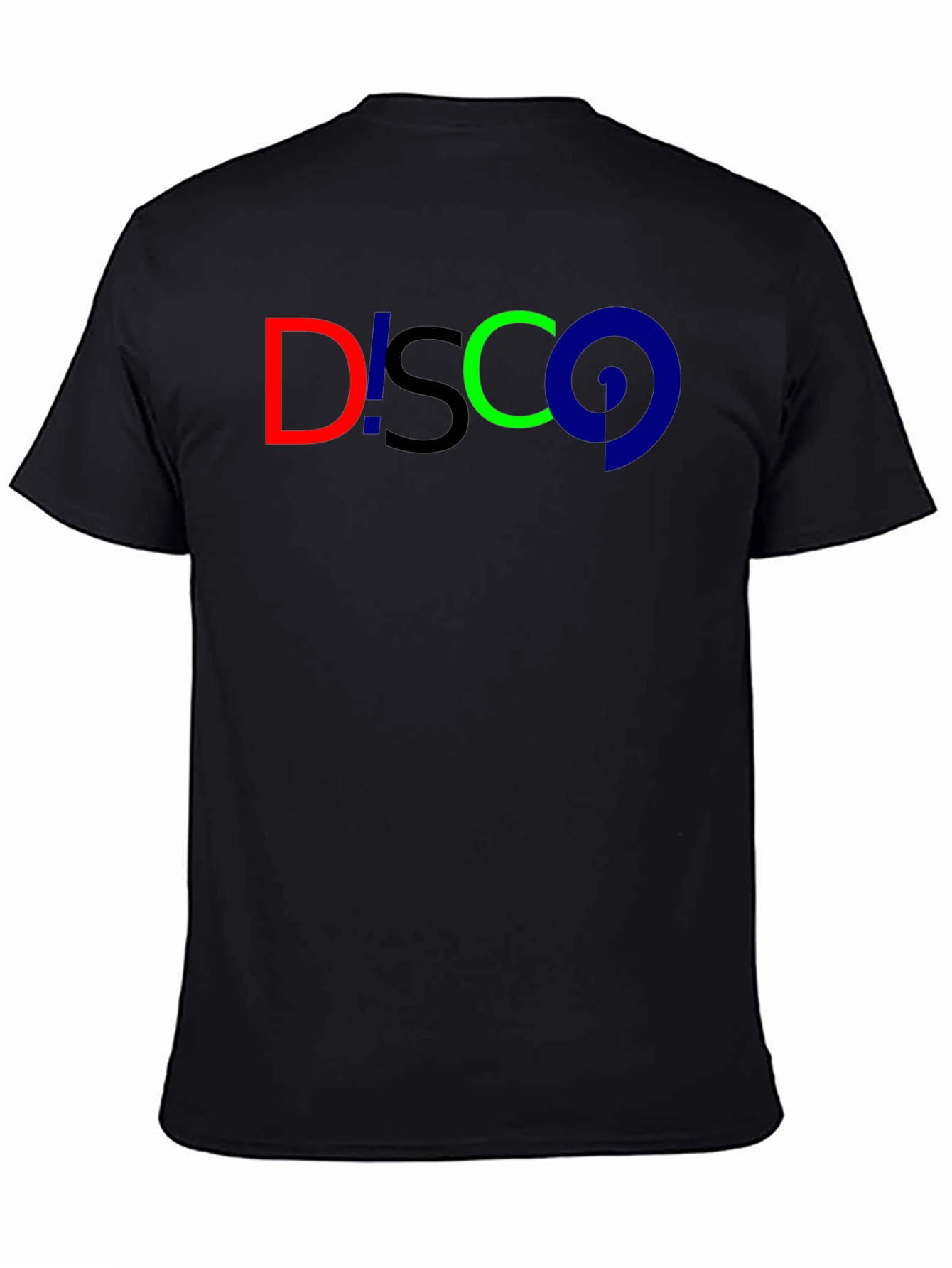 Disco Graphic Tee - Black Cotton T-Shirt
