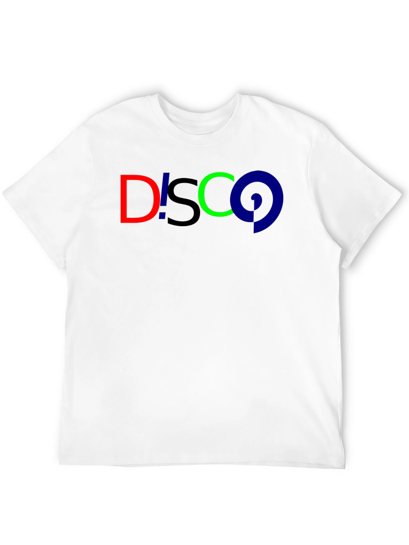 Disco Graphic Tee - Black Cotton T-Shirt