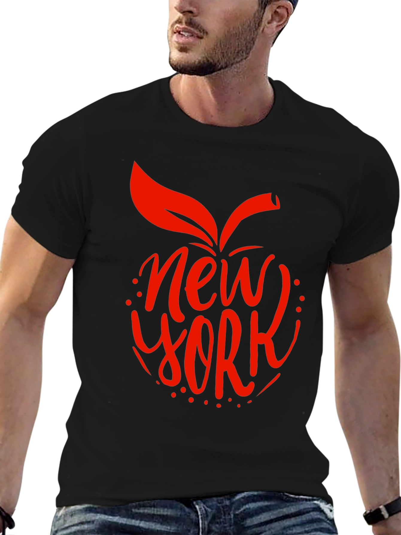 New York Apple Graphic T-Shirt