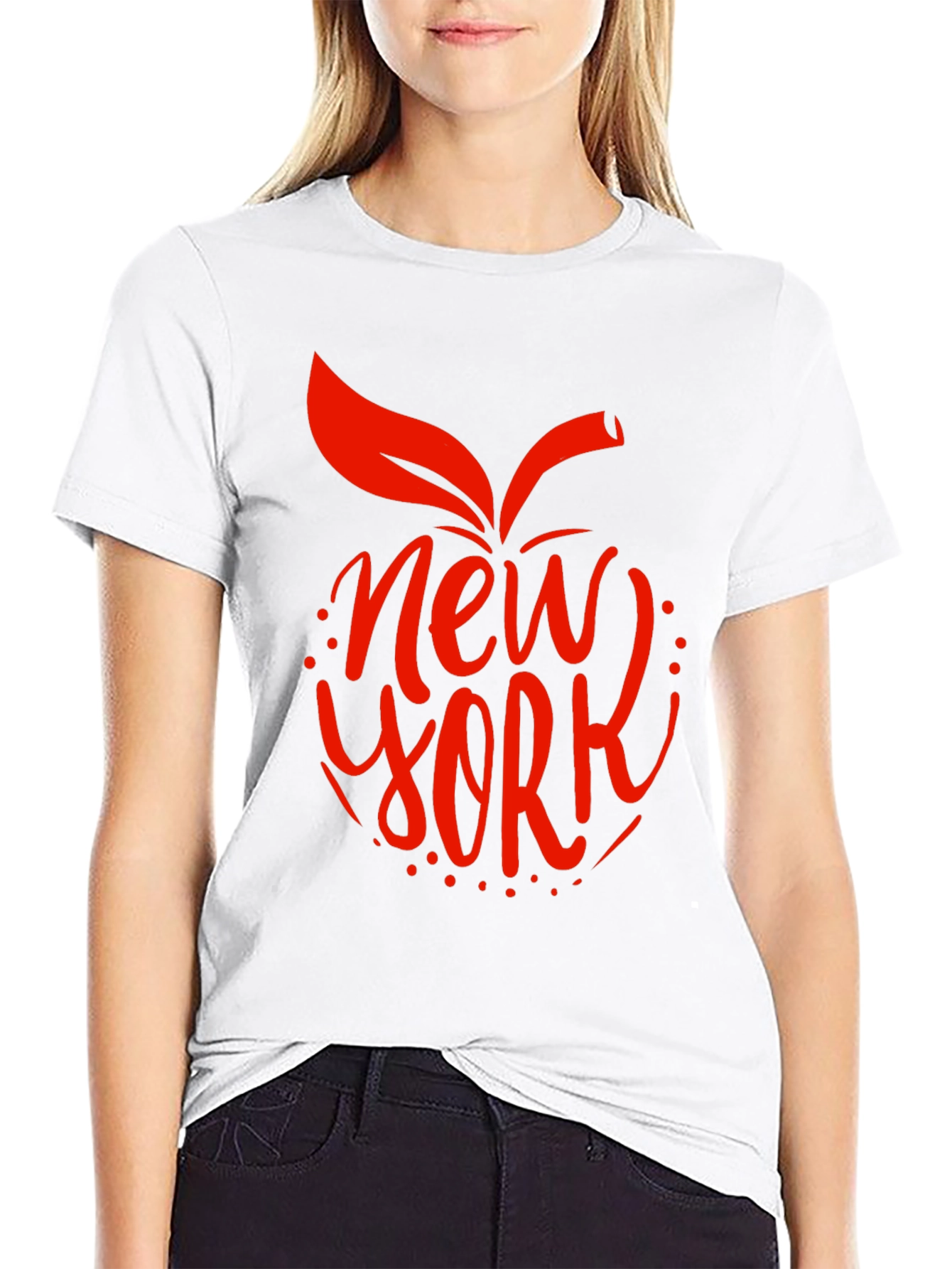 New York Apple Graphic T-Shirt