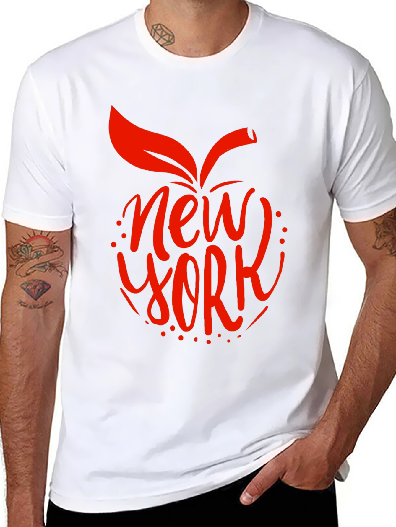 New York Apple Graphic T-Shirt