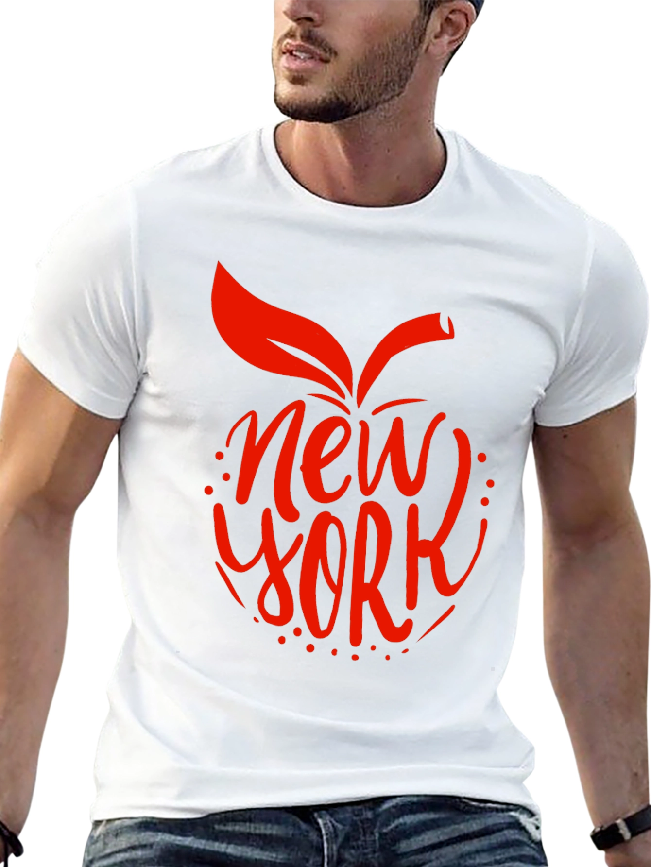 New York Apple Graphic T-Shirt