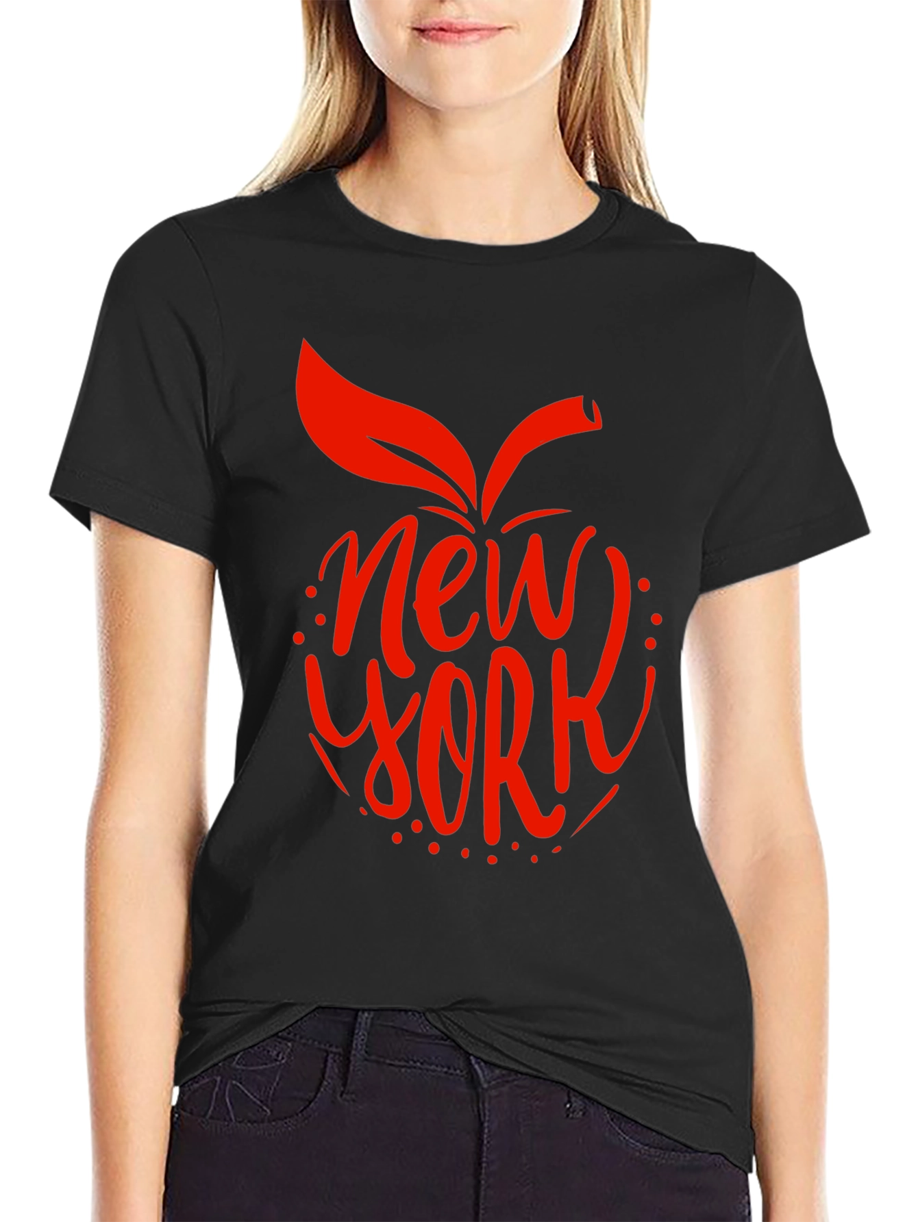 New York Apple Graphic T-Shirt