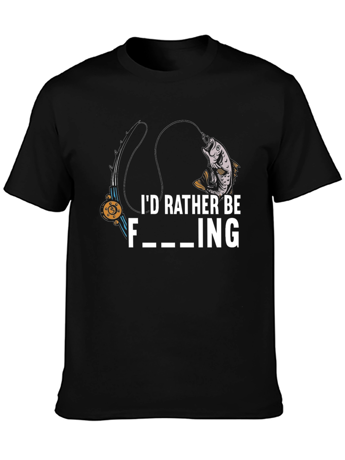 Id Rather Be Fishing Graphic T-Shirt