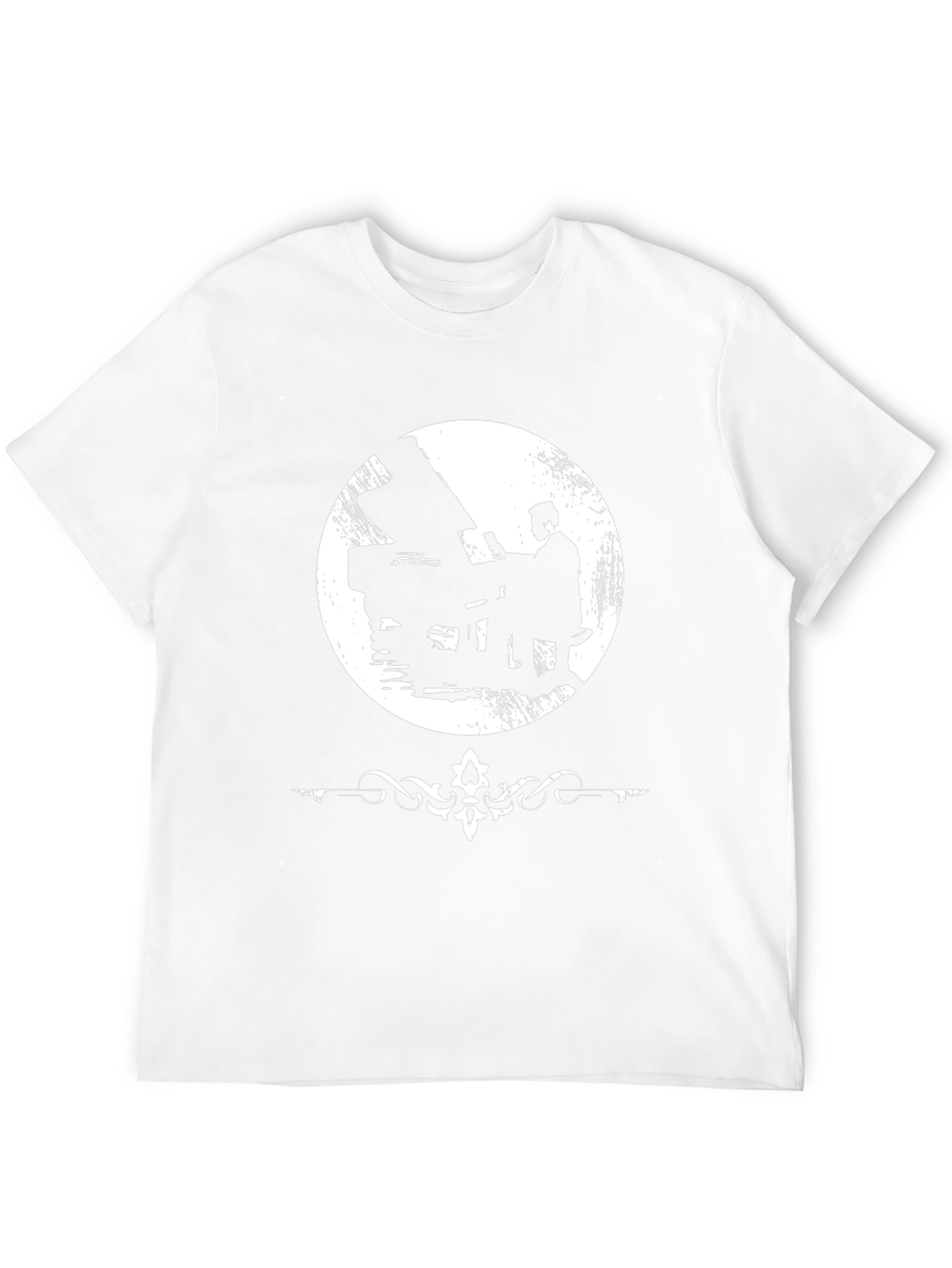 Piano Man Graphic T-Shirt - Black