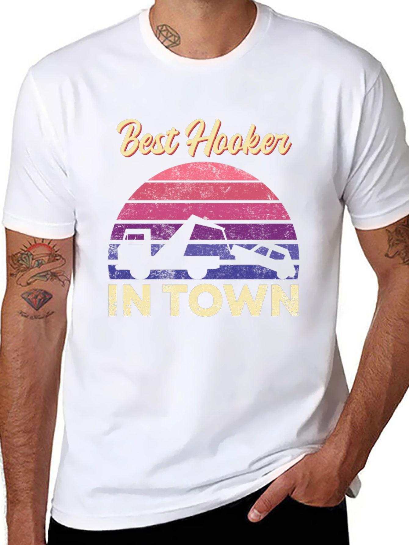 Best Hooker in Town Graphic Tee