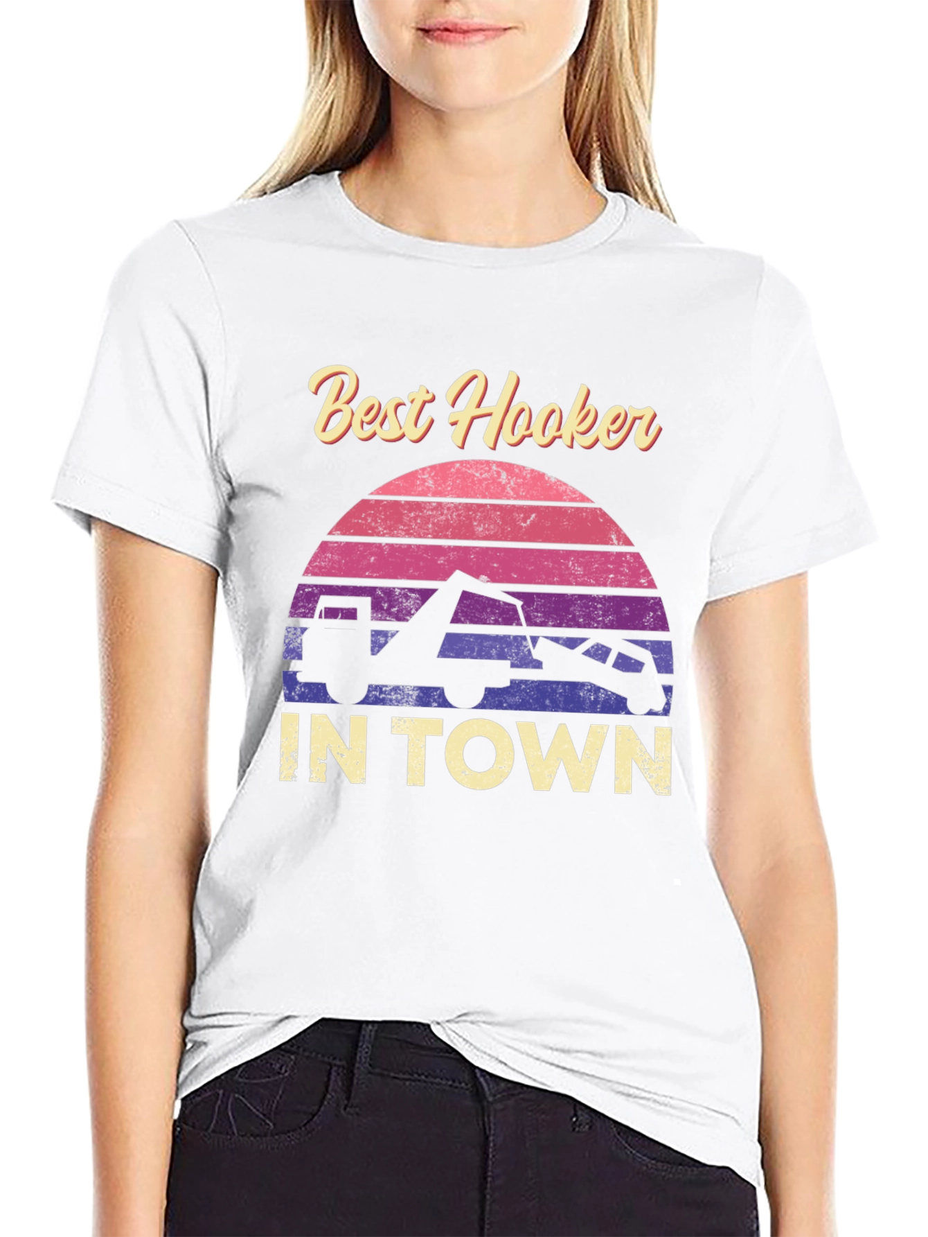 Best Hooker in Town Graphic Tee