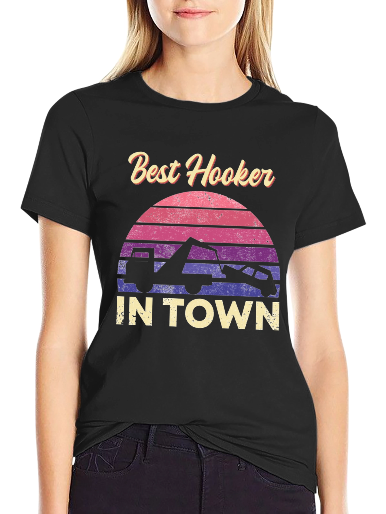 Best Hooker in Town Graphic Tee