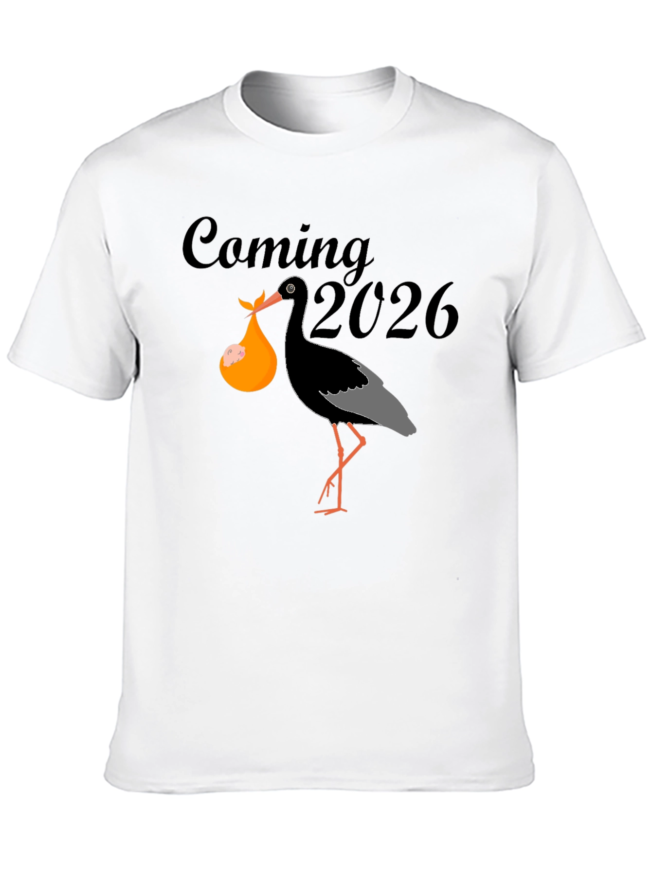 Coming 2026 Stork Unisex T-Shirt