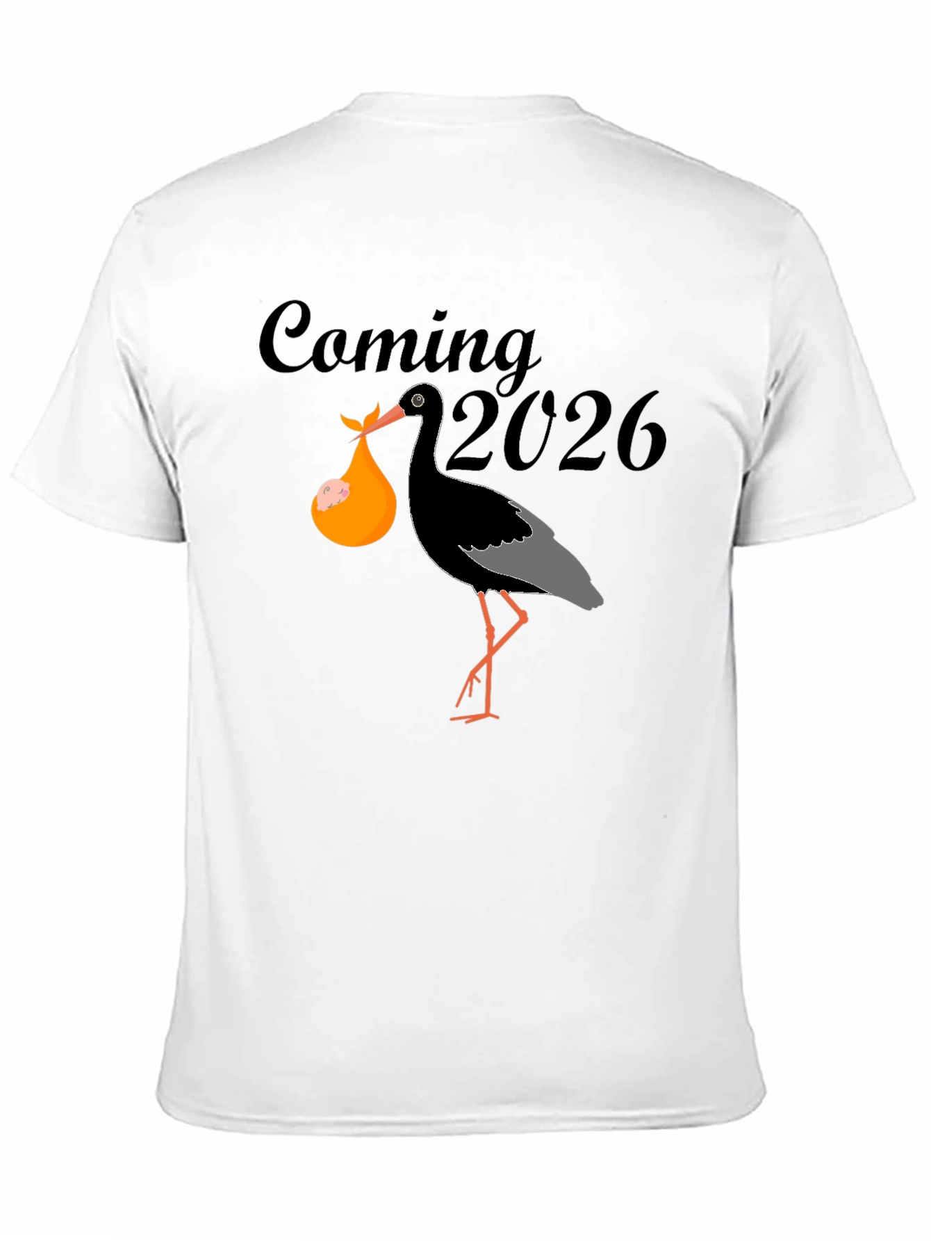 Coming 2026 Stork Unisex T-Shirt