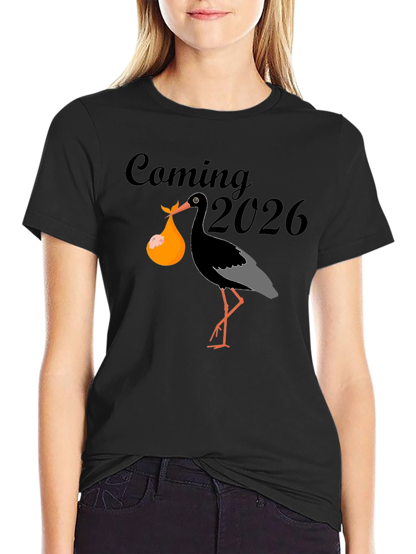 Coming 2026 Stork Unisex T-Shirt