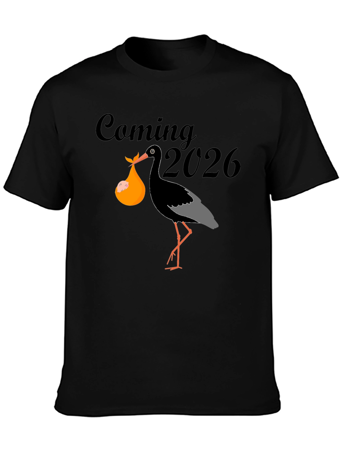 Coming 2026 Stork Unisex T-Shirt