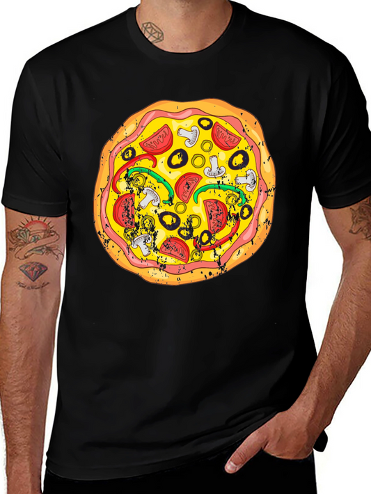 Pizza Graphic Tee - Fun Food T-Shirt