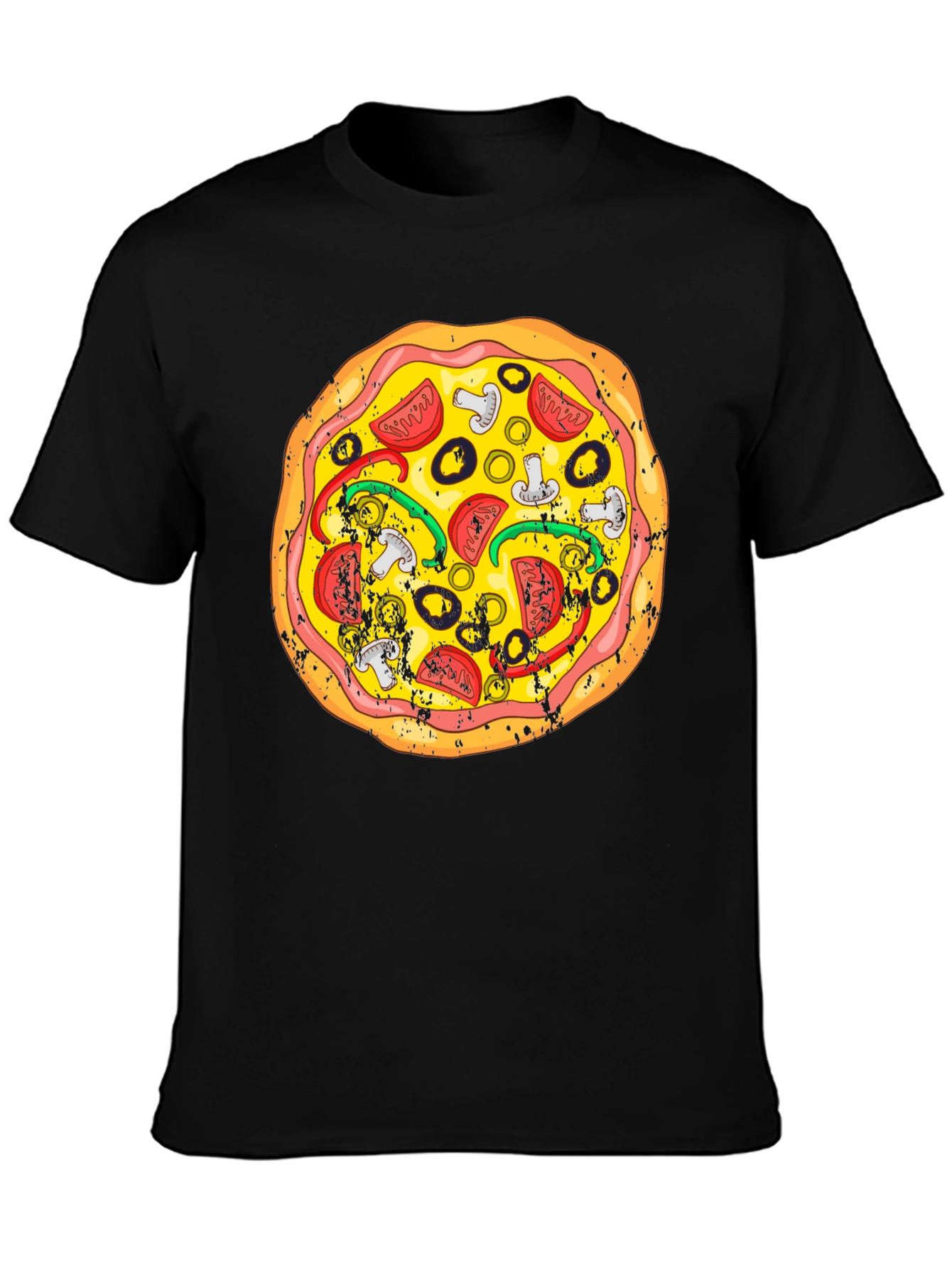 Pizza Graphic Tee - Fun Food T-Shirt