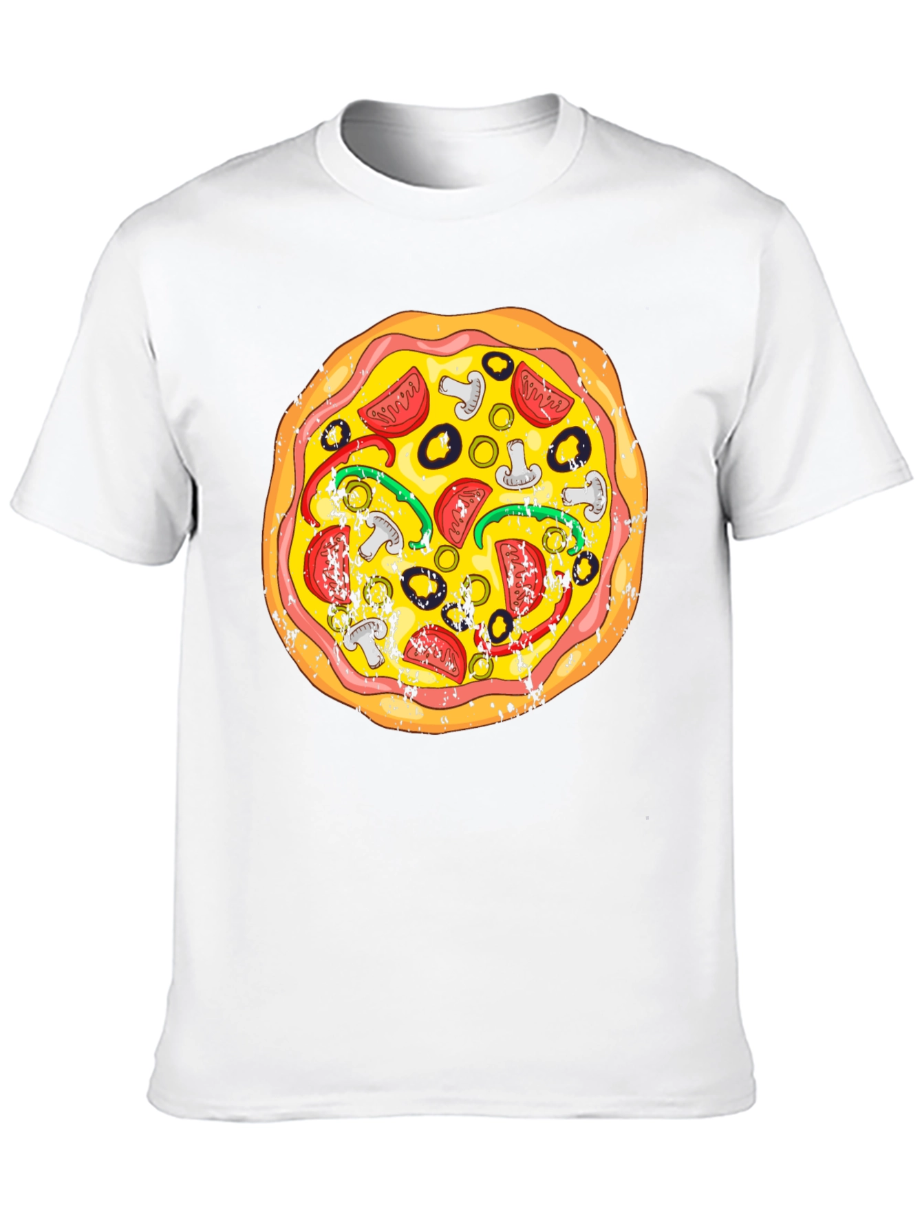 Pizza Graphic Tee - Fun Food T-Shirt