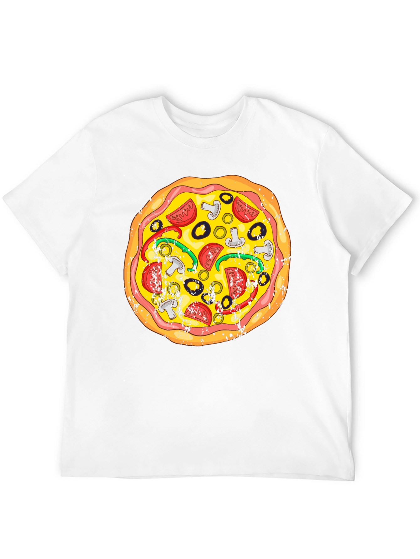 Pizza Graphic Tee - Fun Food T-Shirt