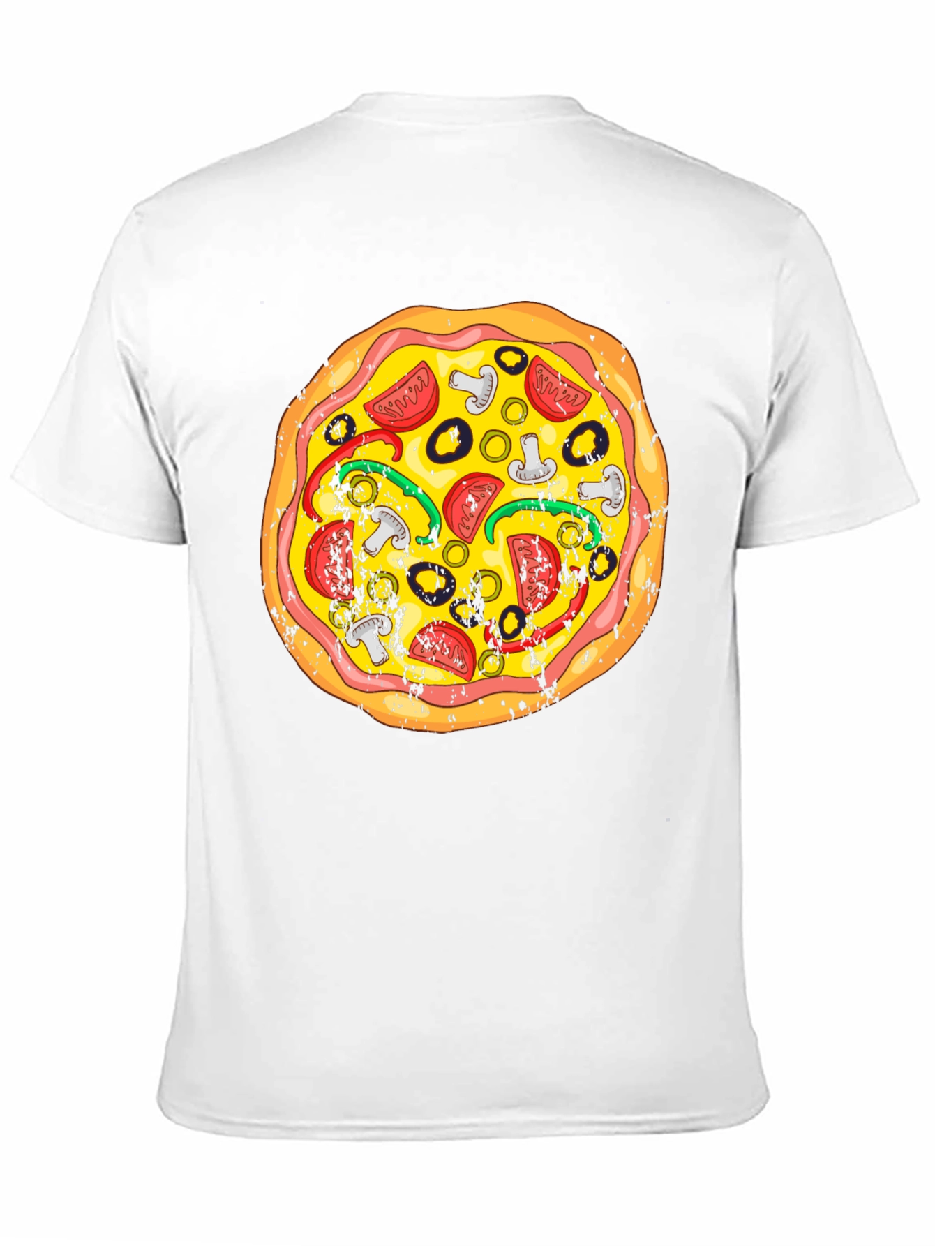 Pizza Graphic Tee - Fun Food T-Shirt