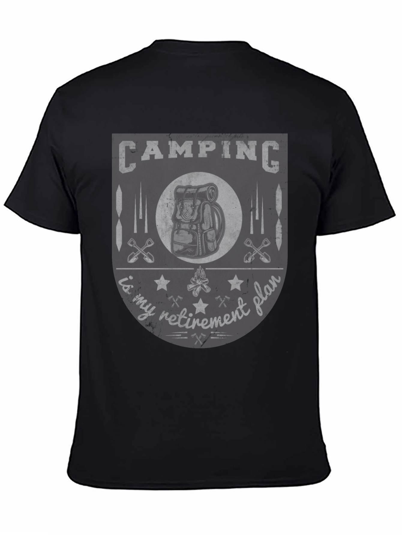 Camping Retirement Plan Graphic T-Shirt