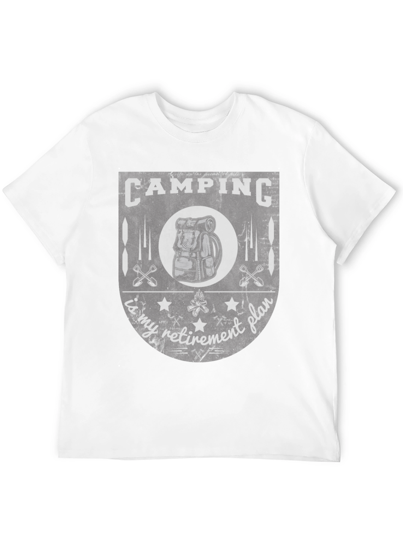 Camping Retirement Plan Graphic T-Shirt