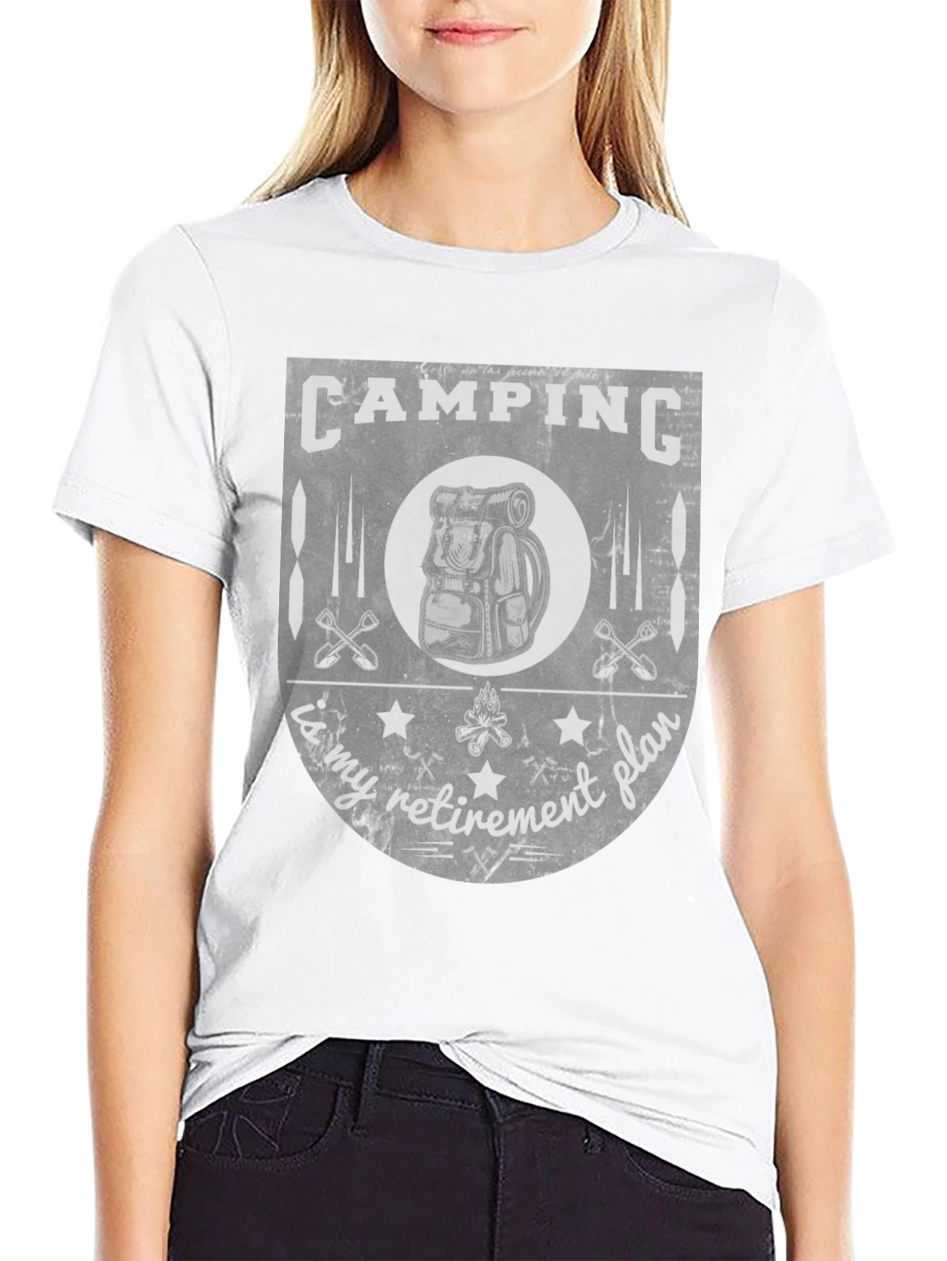 Camping Retirement Plan Graphic T-Shirt