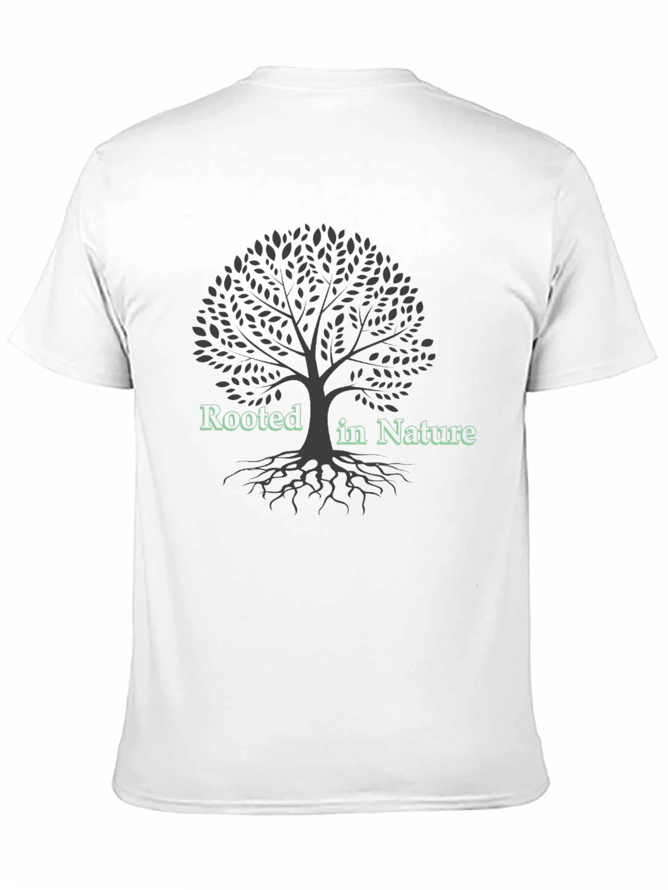 Rooted in Nature Graphic Tee - Tree Design