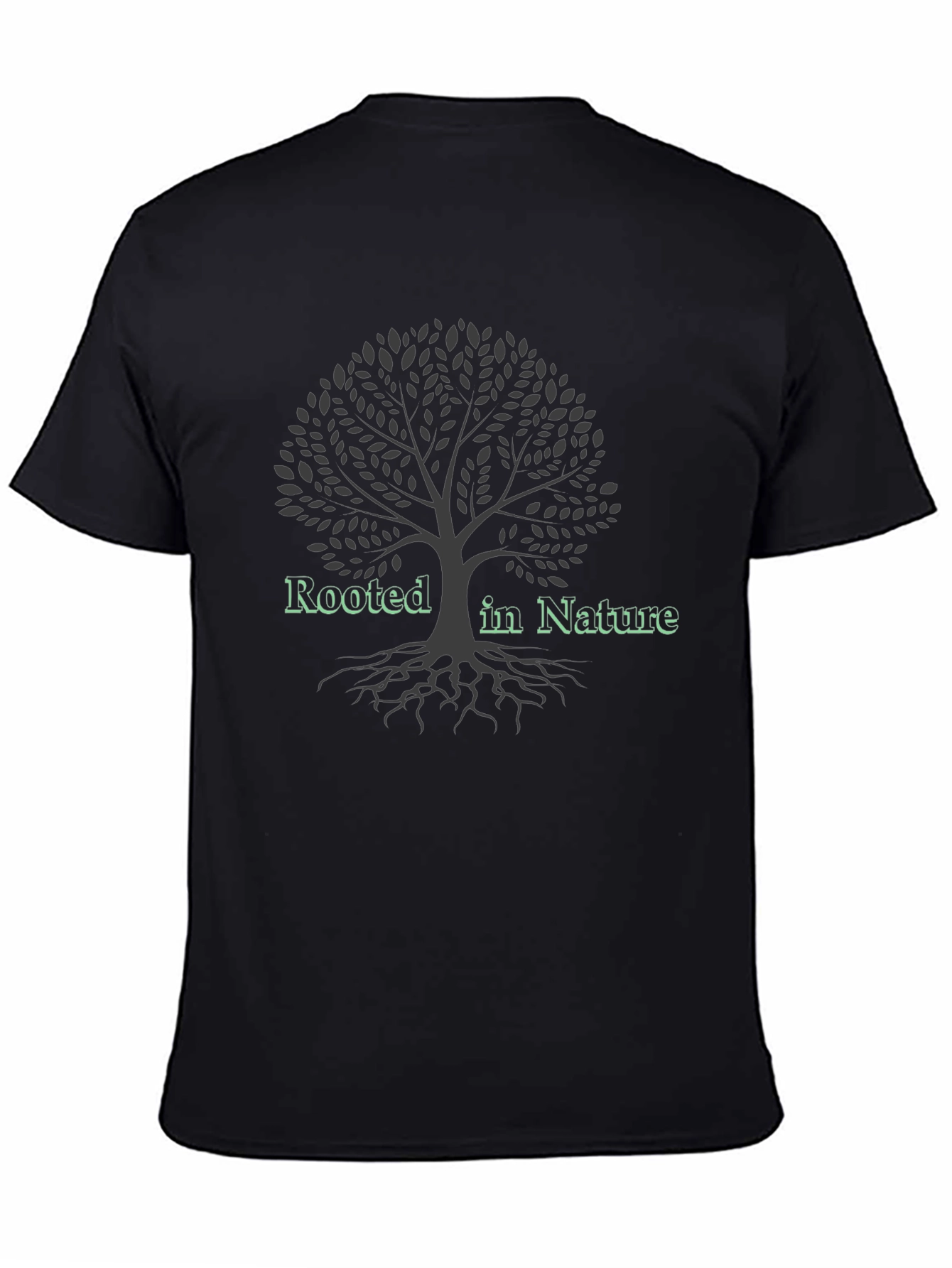 Rooted in Nature Graphic Tee - Tree Design