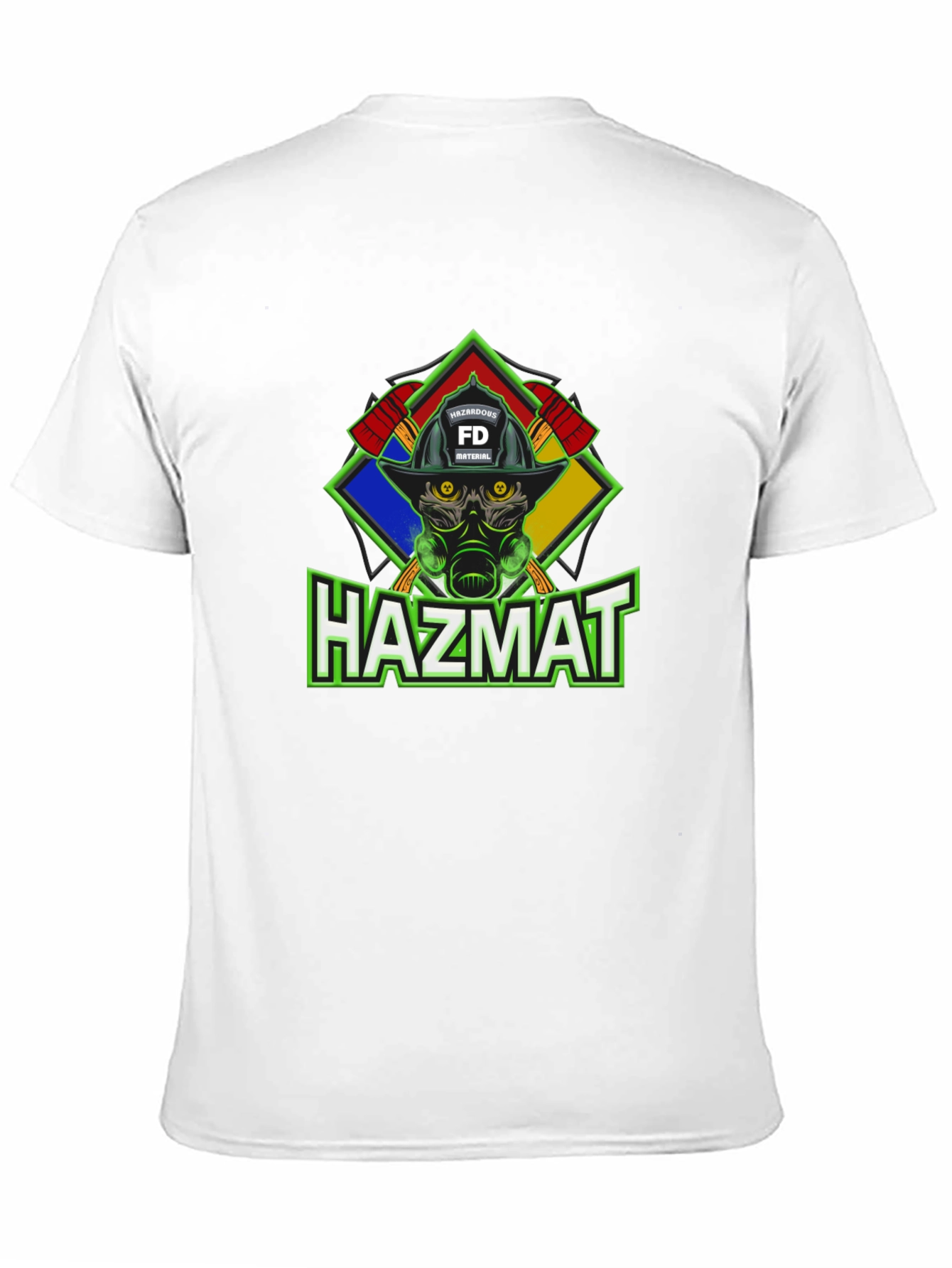 HAZMAT Firefighter Graphic T-Shirt