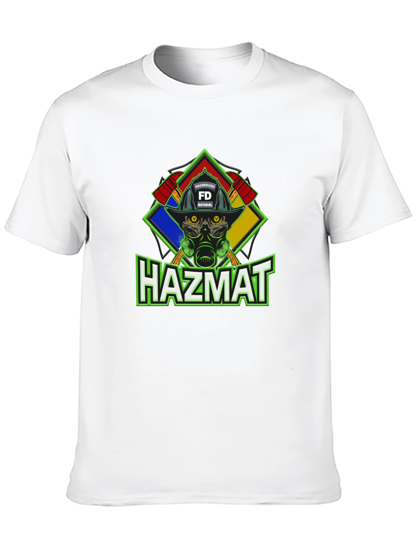 HAZMAT Firefighter Graphic T-Shirt