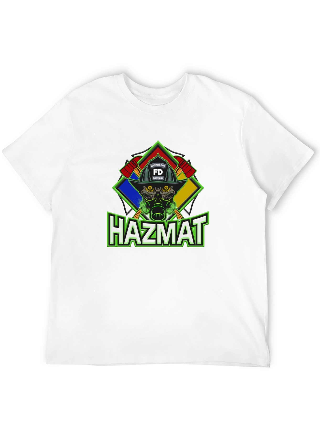 HAZMAT Firefighter Graphic T-Shirt