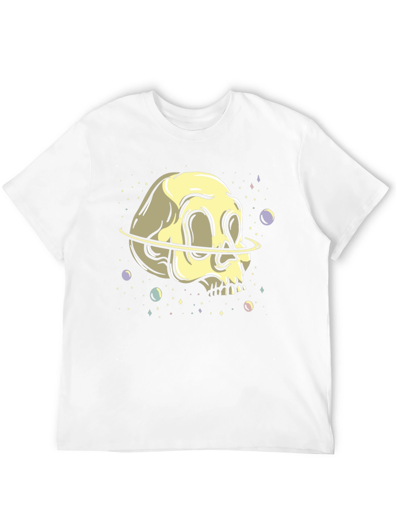 Skull Planet Graphic Tee - Black Unisex T-Shirt