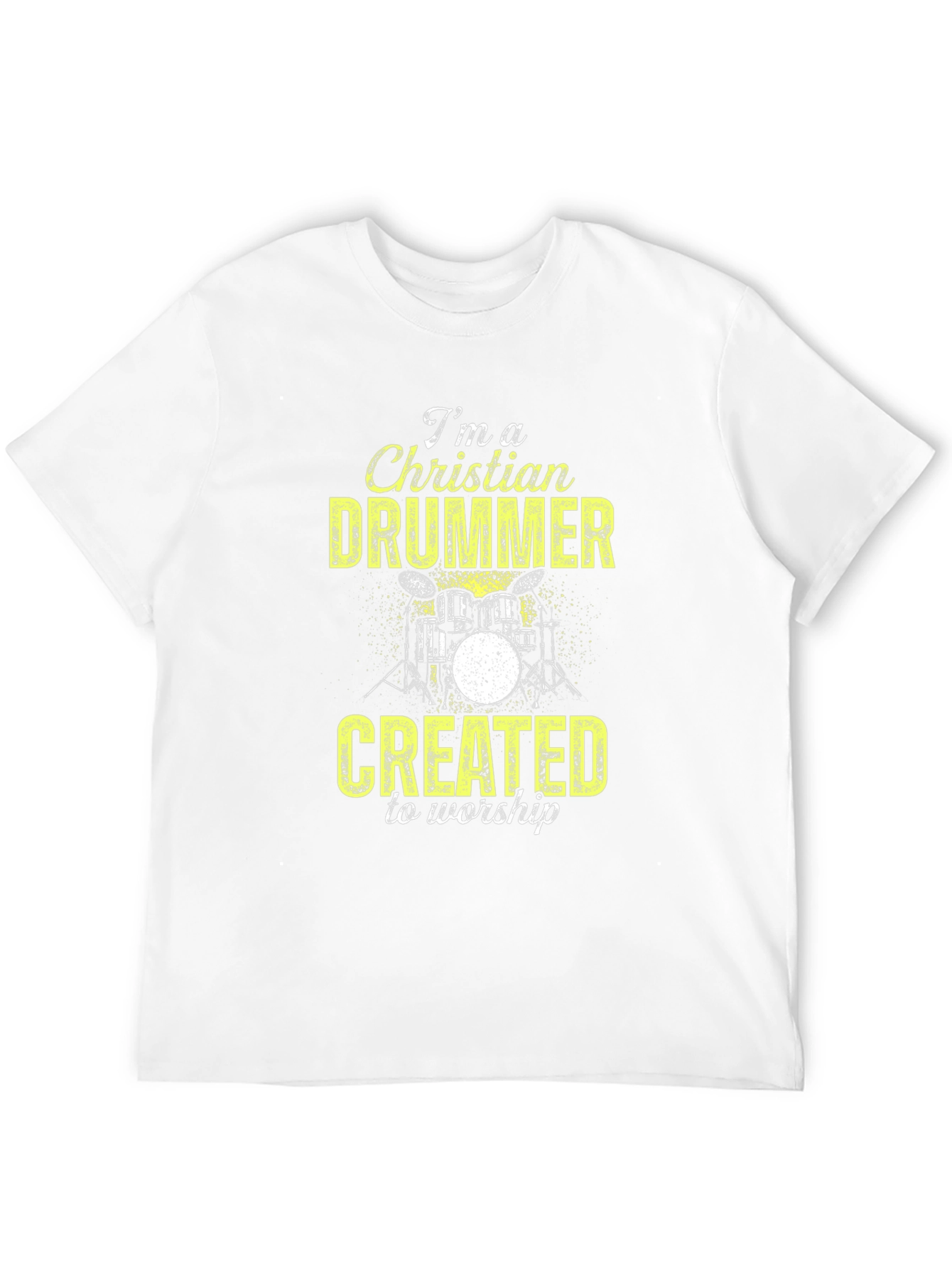 Christian Drummer T-Shirt - Worship Music Tee