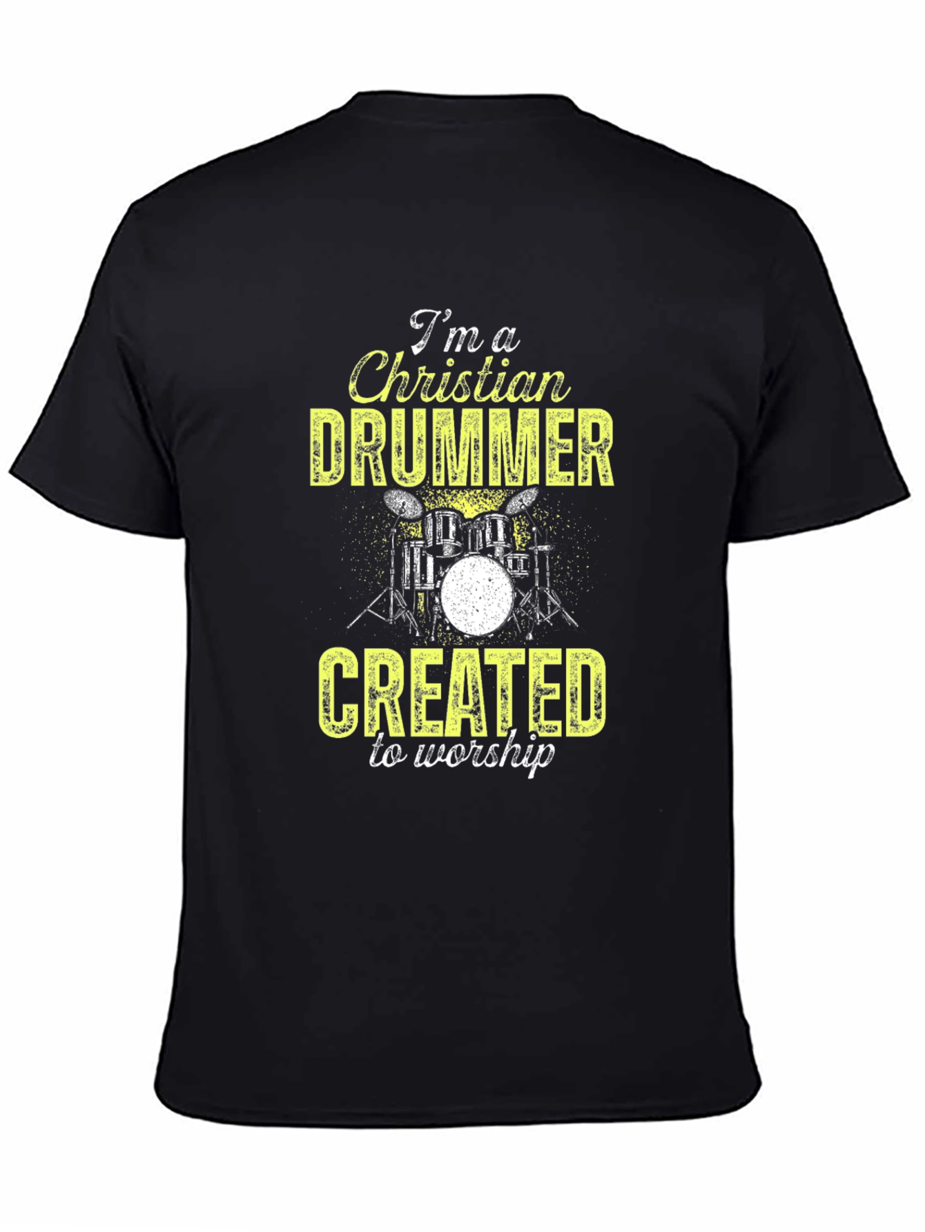 Christian Drummer T-Shirt - Worship Music Tee