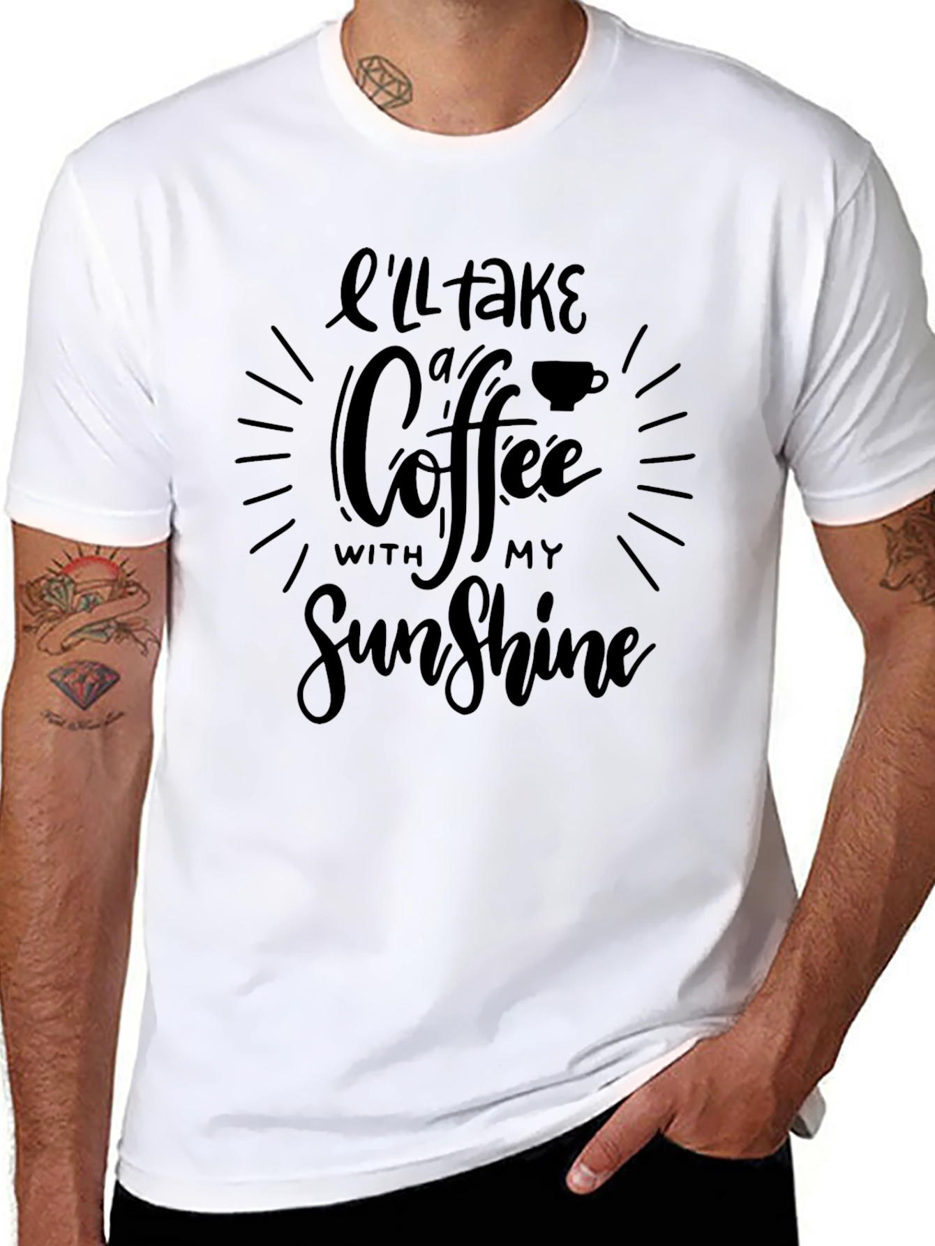Coffee With My Sunshine Graphic T-Shirt