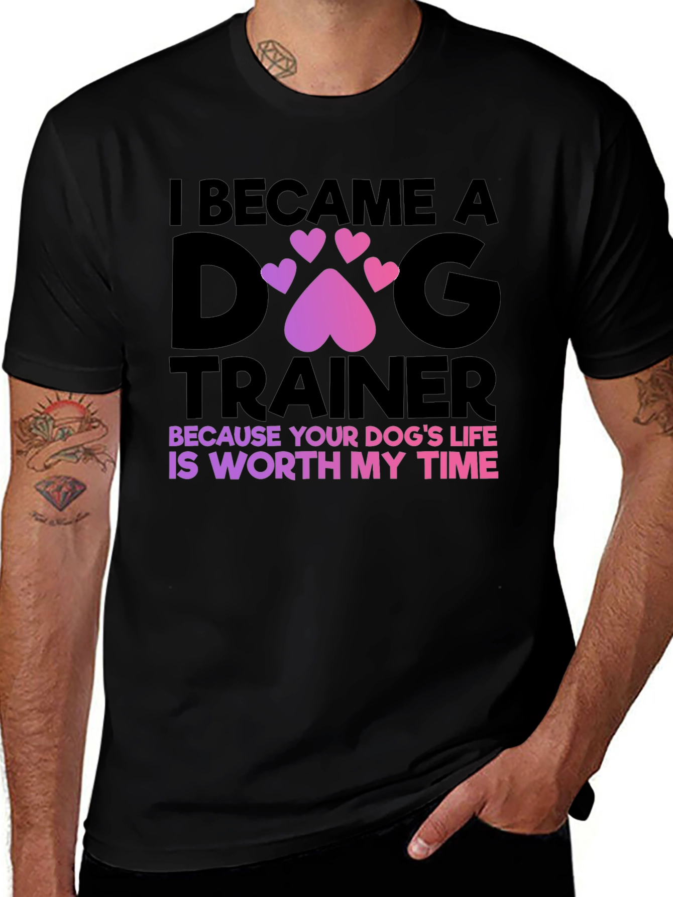Dog Trainer T-Shirt: Worth My Time Tee