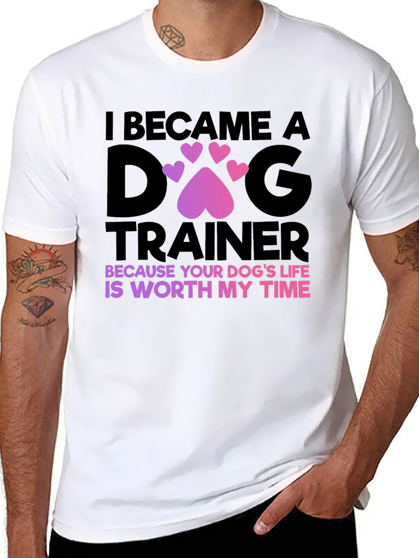 Dog Trainer T-Shirt: Worth My Time Tee