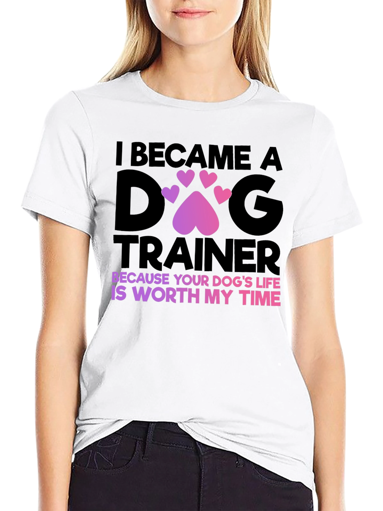 Dog Trainer T-Shirt: Worth My Time Tee