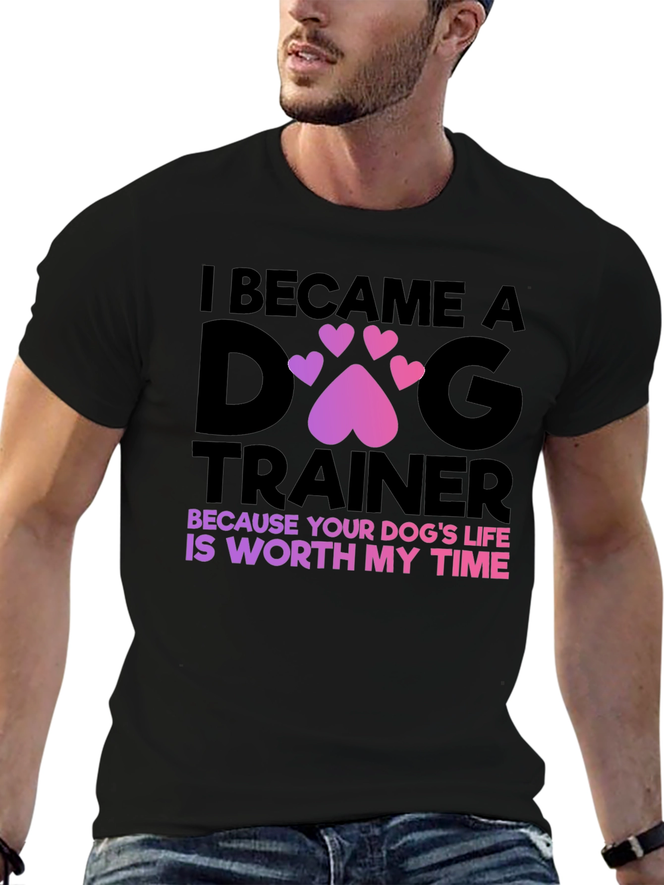 Dog Trainer T-Shirt: Worth My Time Tee