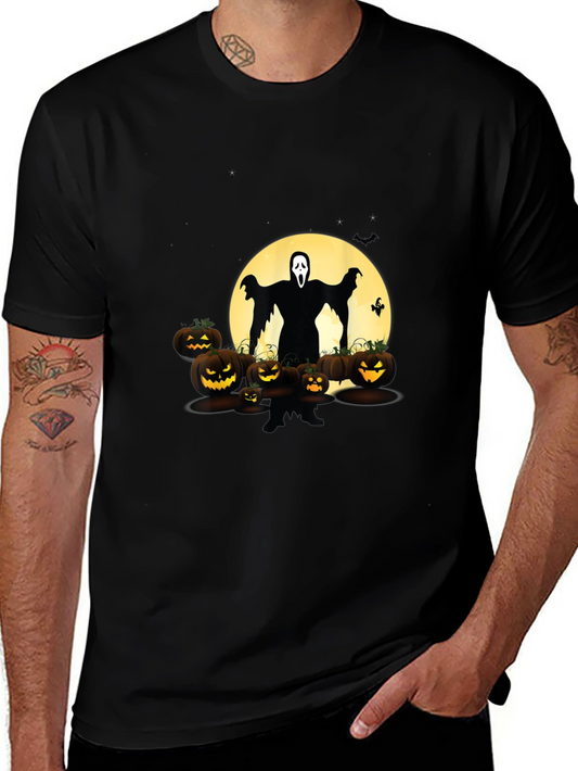 Spooky Season T-Shirt - Ghost & Pumpkins