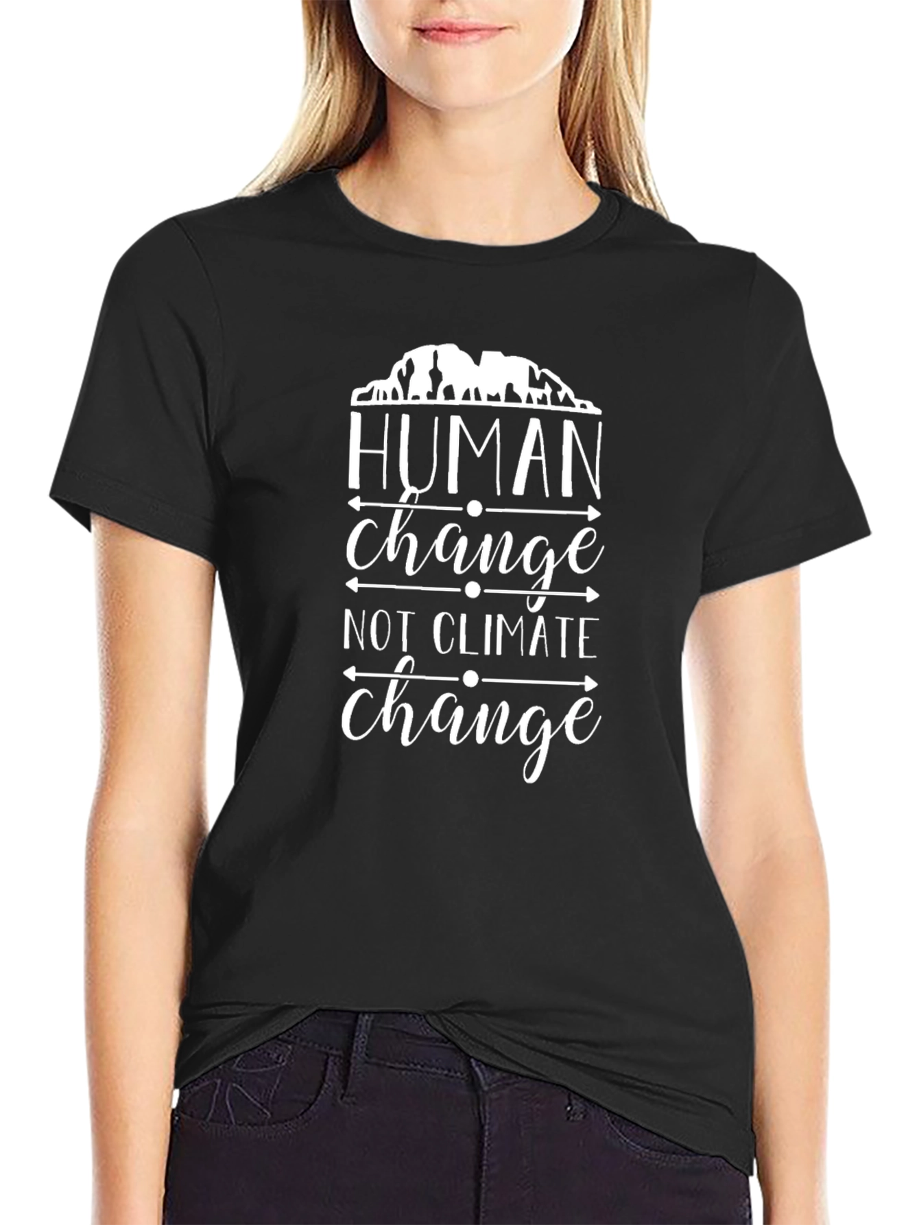 Human Change T-Shirt - Climate Activism Tee