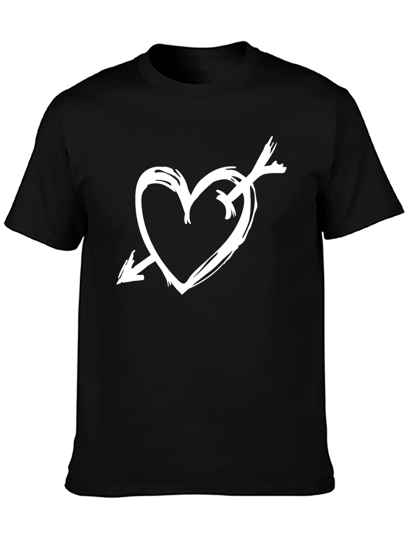 Heart Arrow Graphic Tee - Stylish Casual Wear