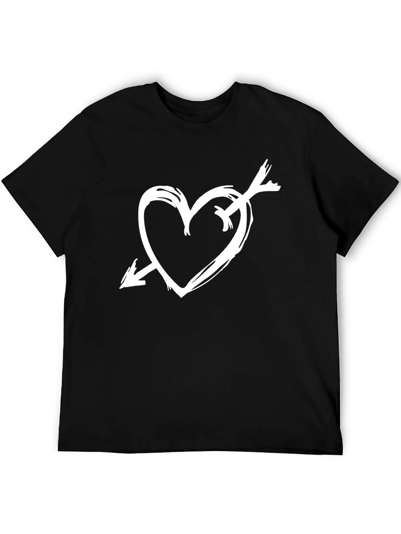 Heart Arrow Graphic Tee - Stylish Casual Wear