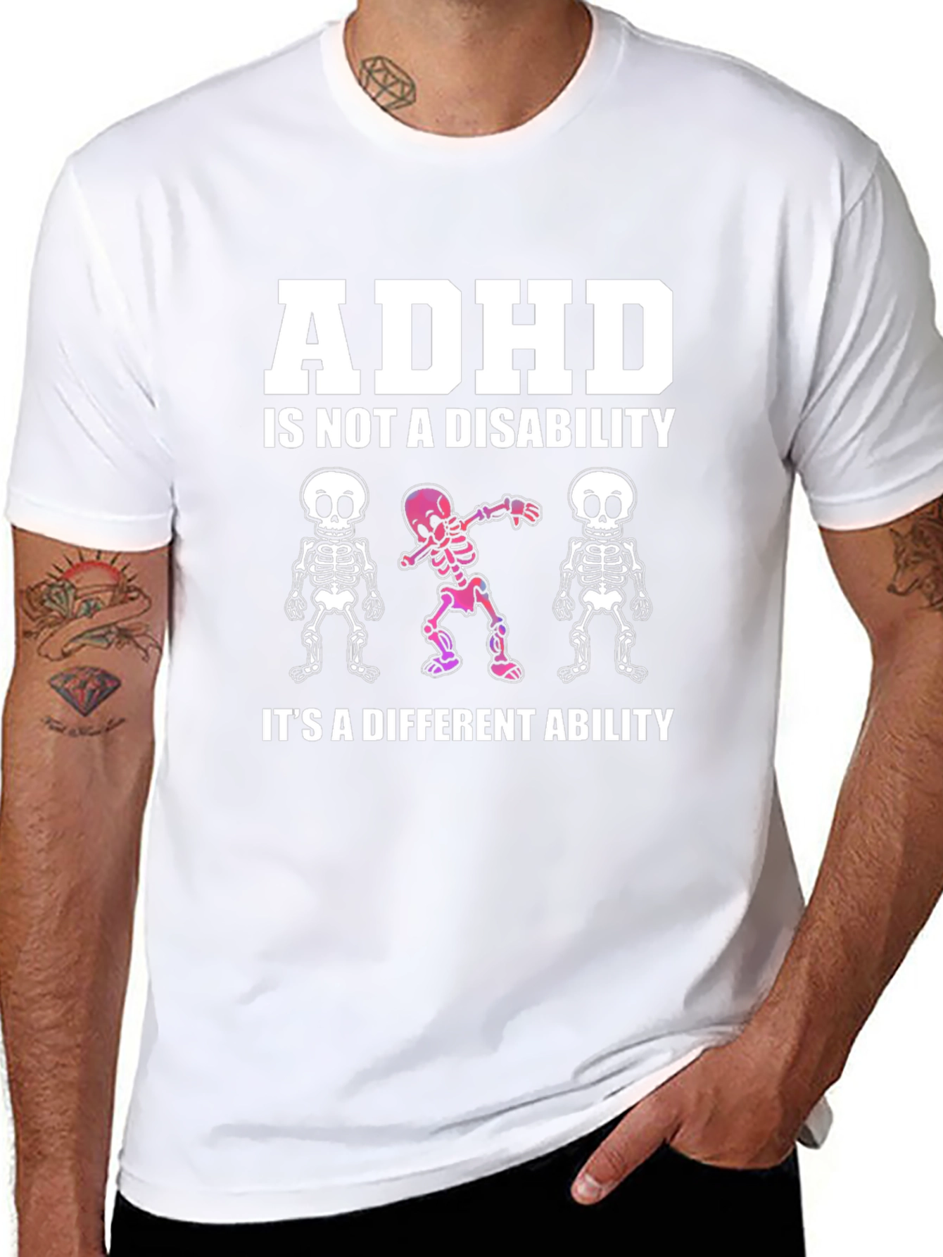 ADHD Is Not A Disability Funny T-Shirt